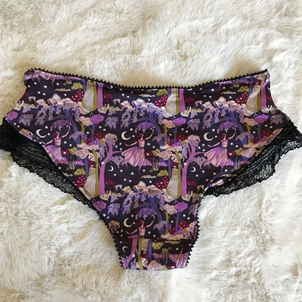 Made in France Princesse Tam•Tam Bra&Panty SET Milkmaid Celestial Moon & Stars